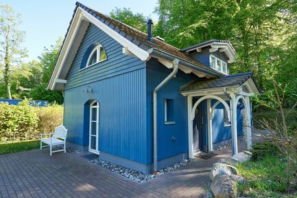 Blaues Strandhaus in Sellin